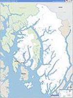 Ketchikan Gateway Borough (), Ak Carrier Route Wall Map